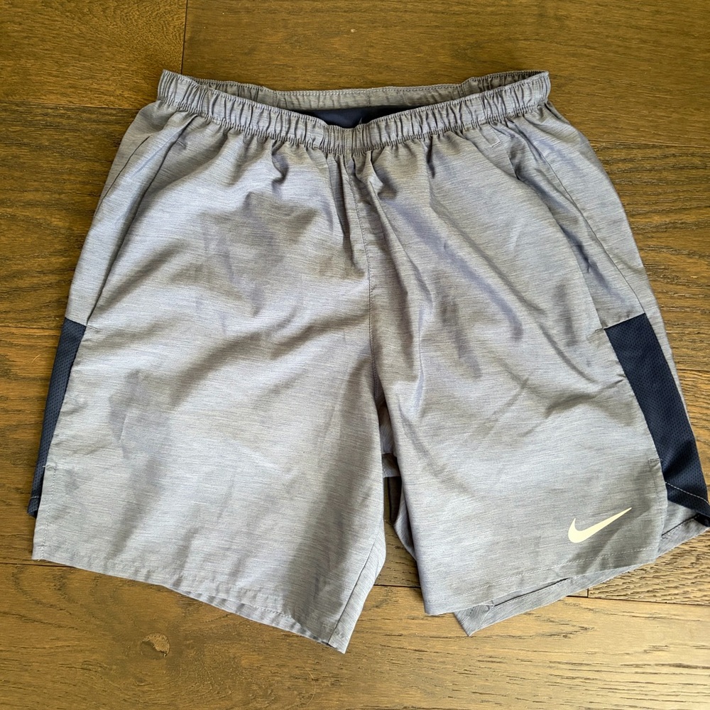 Nike Men’s Grey Dri-FIT Challenger shorts. Men’s size small.